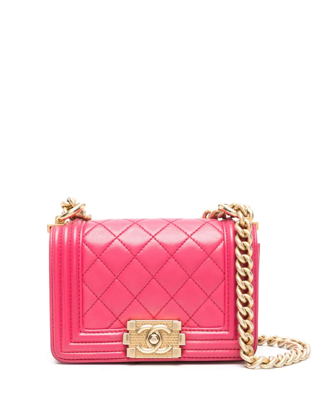 Pre-OwnedCHANEL Pre-Owned2016-2017 mini Boy crossbody bag