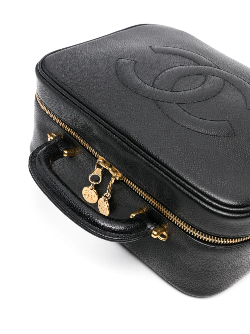 Pre-OwnedCHANEL Pre-Owned1990s leather makeup bag