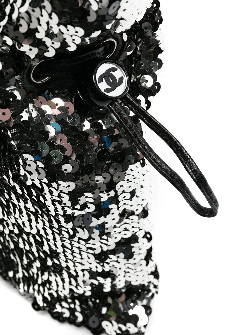 Pre-OwnedCHANEL Pre-Owned2008 CC-logo sequin tote bag