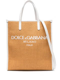 Dolce & Gabbanalogo-embroidered tote bag