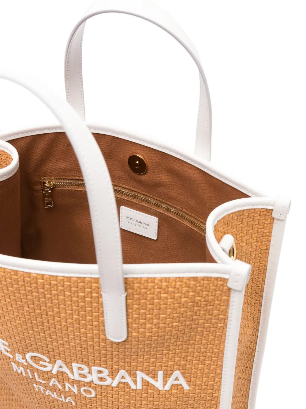 Dolce & Gabbanalogo-embroidered tote bag