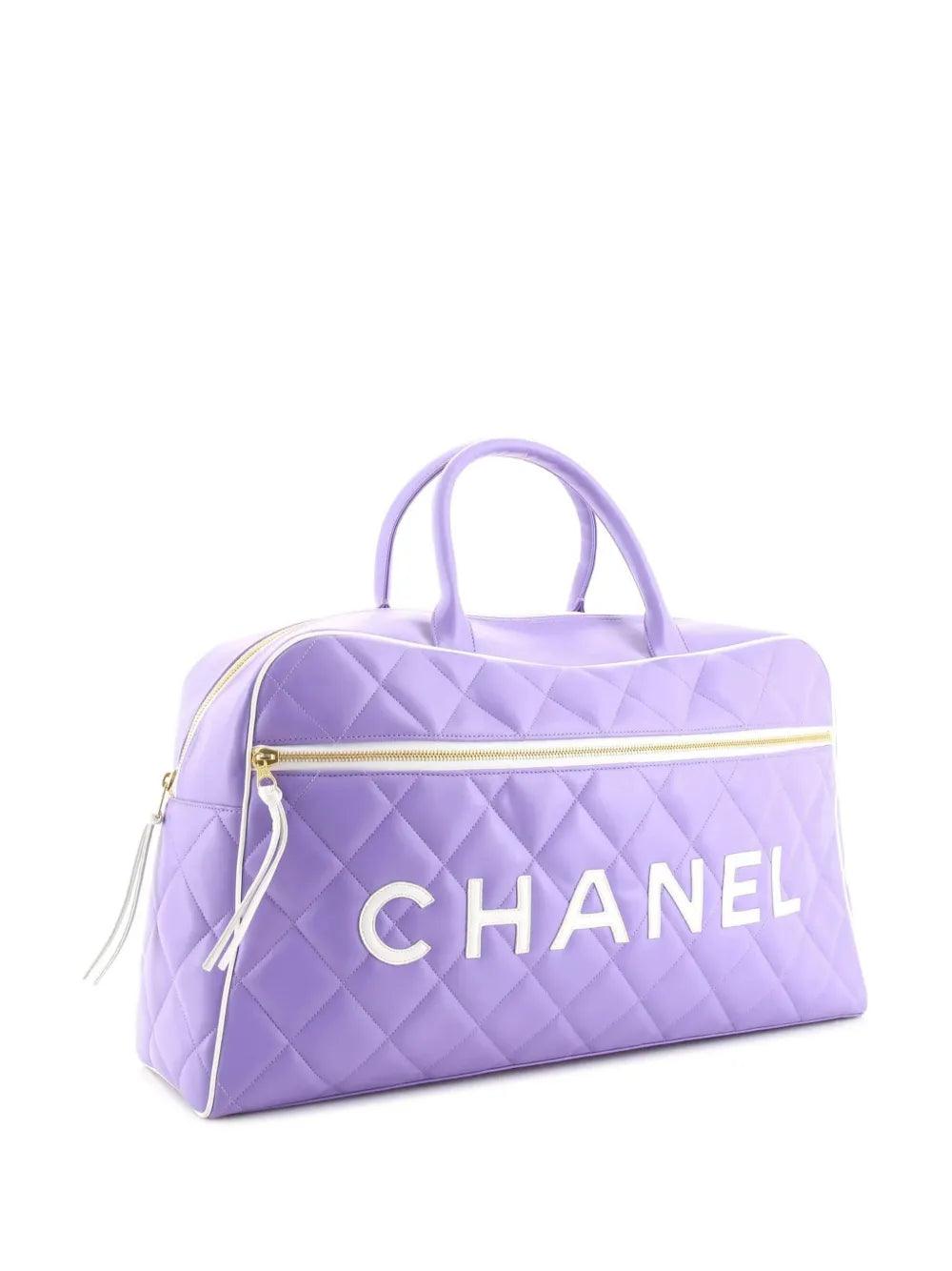 Pre-OwnedCHANEL Pre-Owned1990 leather duffle bag