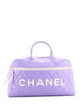 Pre-OwnedCHANEL Pre-Owned1990 leather duffle bag