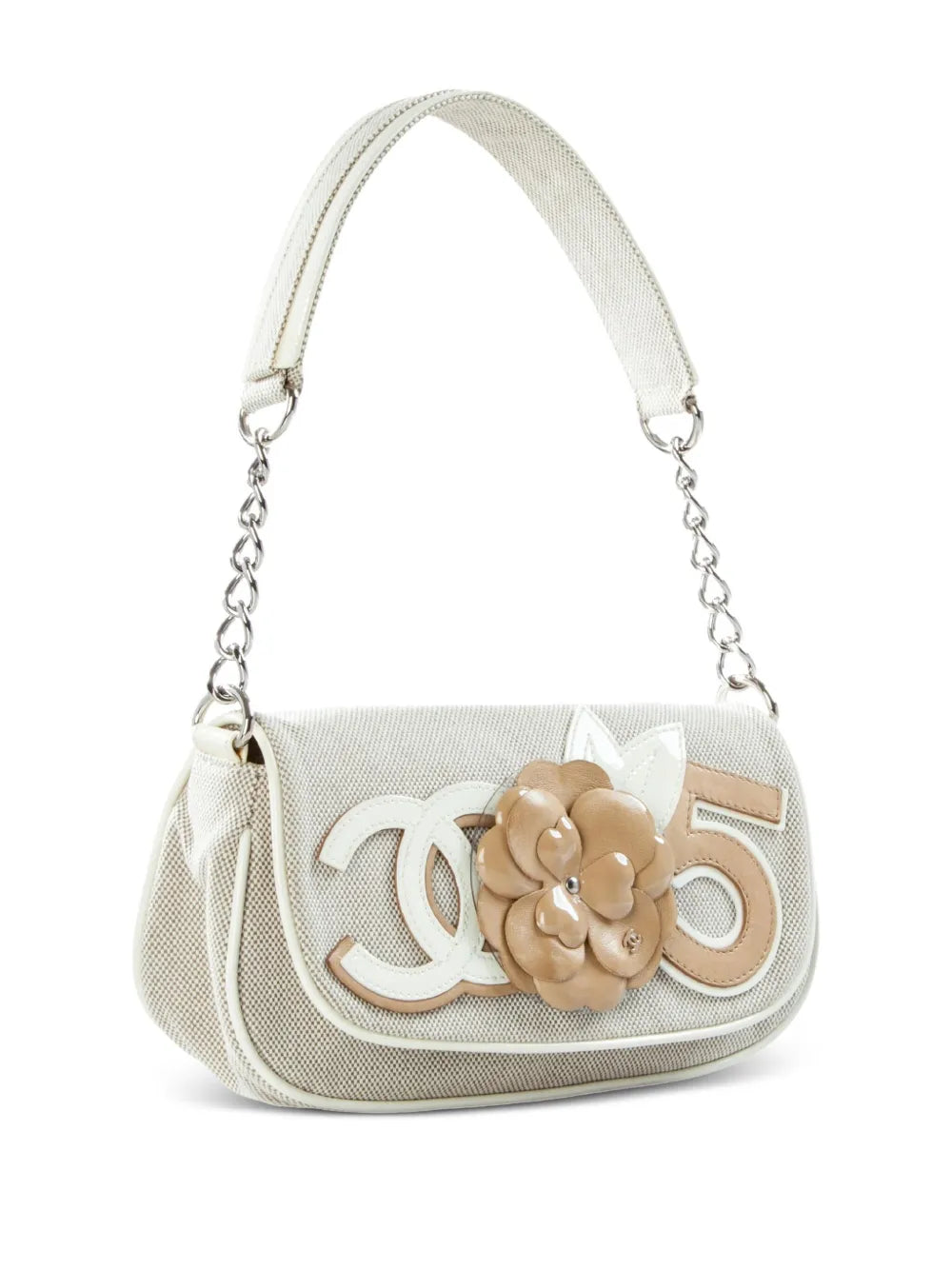 Pre-OwnedCHANEL Pre-Owned2005 small Camellia Flap shoulder bag