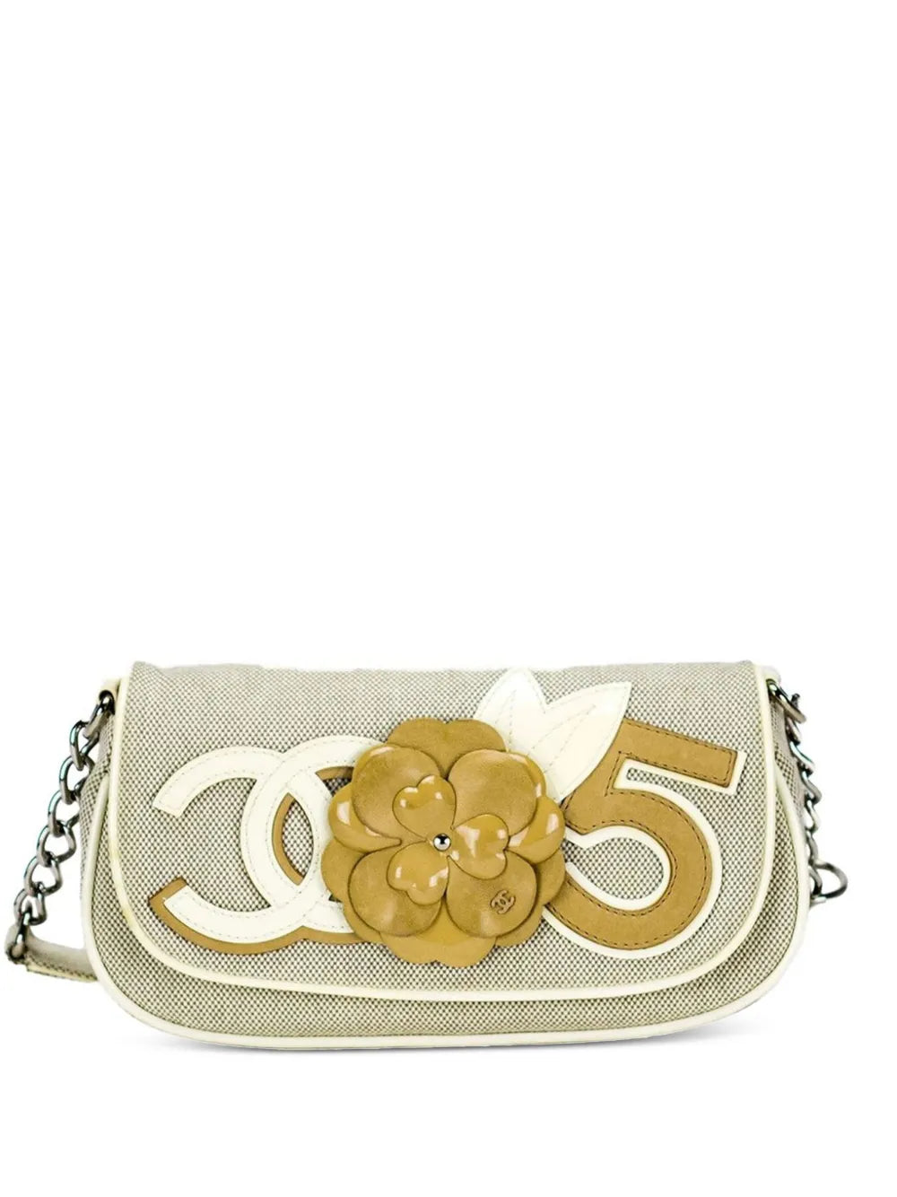 Pre-OwnedCHANEL Pre-Owned2005 small Camellia Flap shoulder bag