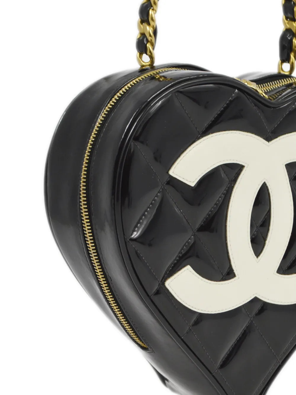 Pre-OwnedCHANEL Pre-Owned1995 CC heart tote bag