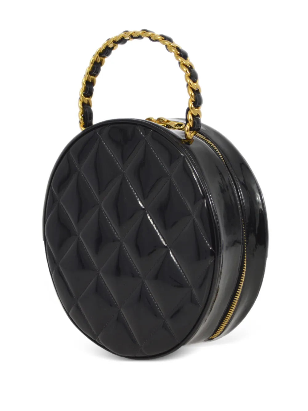 Pre-OwnedCHANEL Pre-Owned1995 CC diamond-quilted vanity handbag