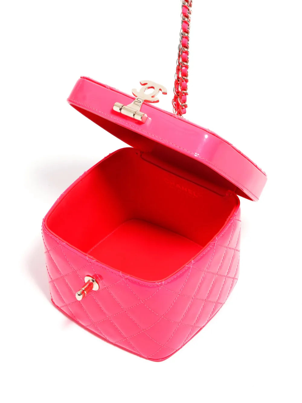 Pre-OwnedCHANEL Pre-Owned2015-2016 enamel mini vanity bag