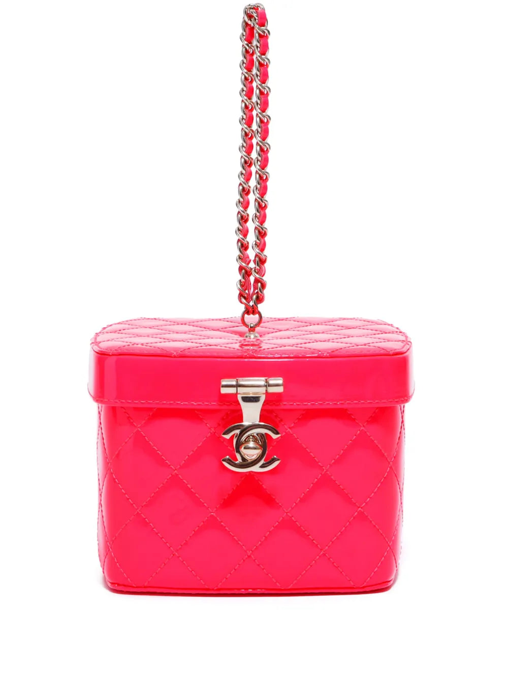 Pre-OwnedCHANEL Pre-Owned2015-2016 enamel mini vanity bag