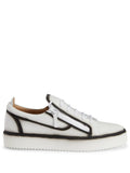 Giuseppe Zanotti Frankie Seam-Detail Double-Zip Low-Top Sneakers