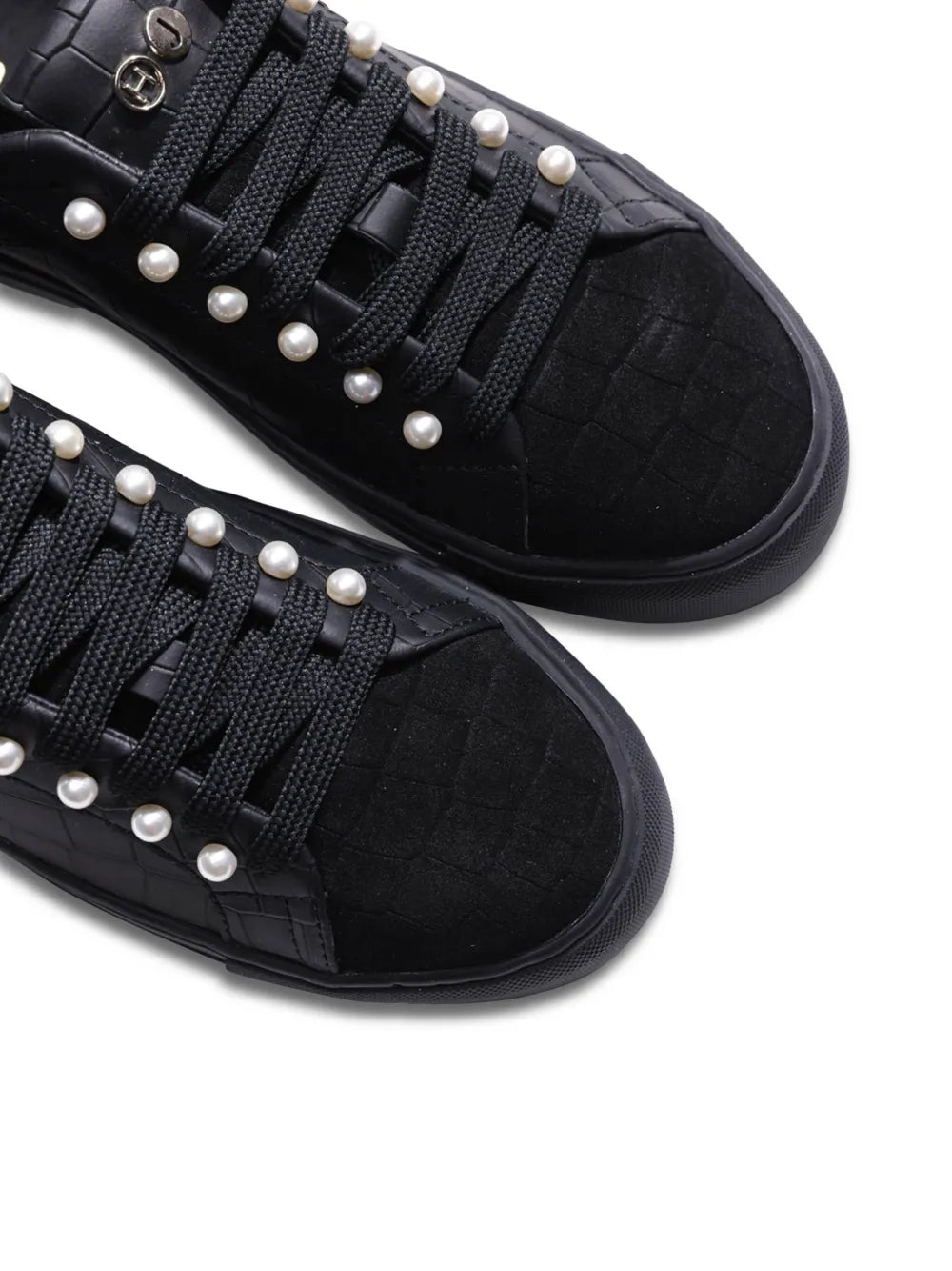 Hide&Jack Essence Pearl-Embellished Sneakers