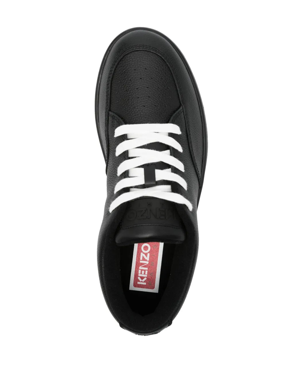 Kenzo Kenzo-Dome Grained Leather Sneakers