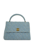 Pre-OwnedCHANEL Pre-Owned1997 small CC denim handbag