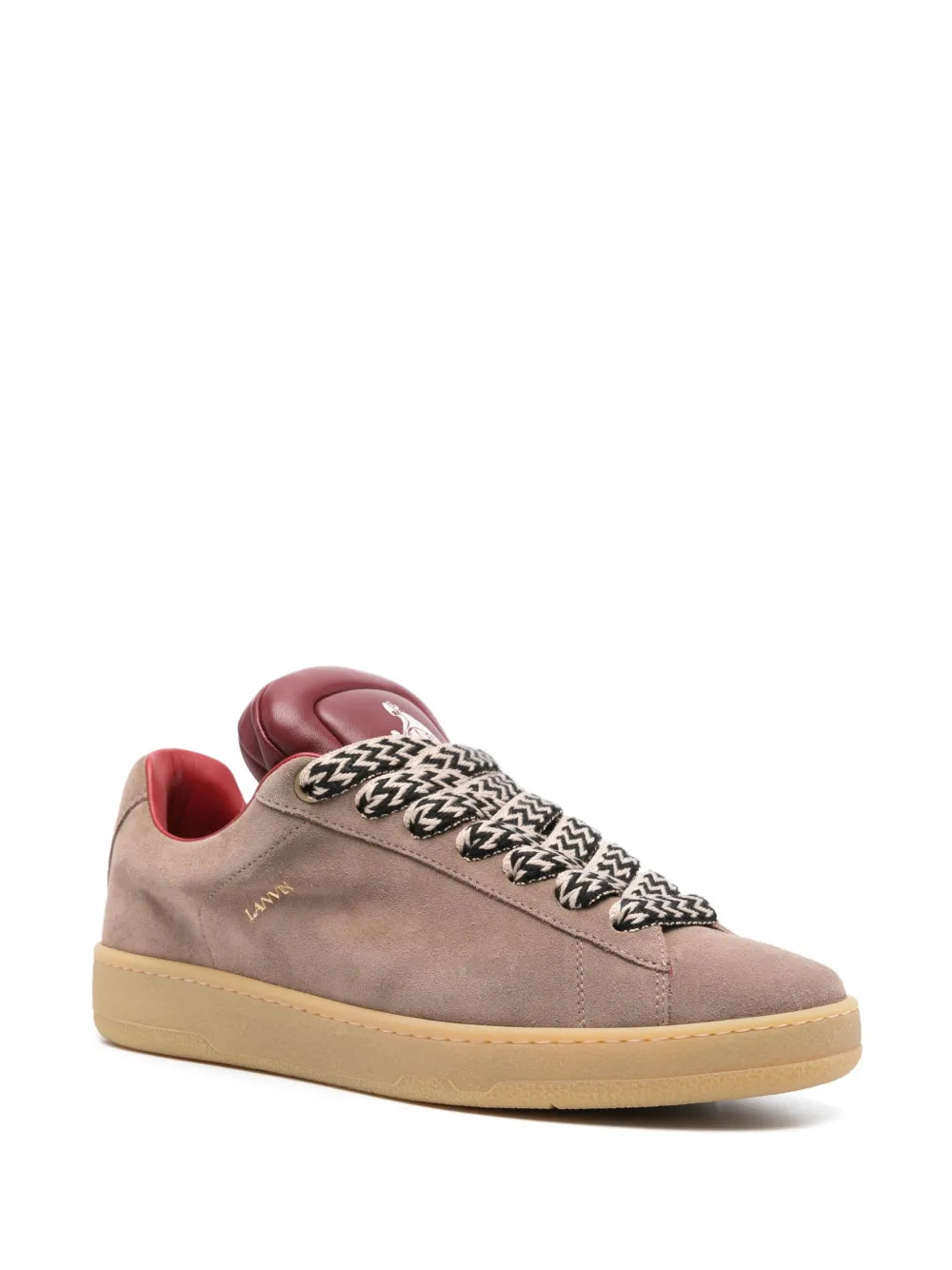 Lanvin X Future Hyper Curb Suede Sneakers