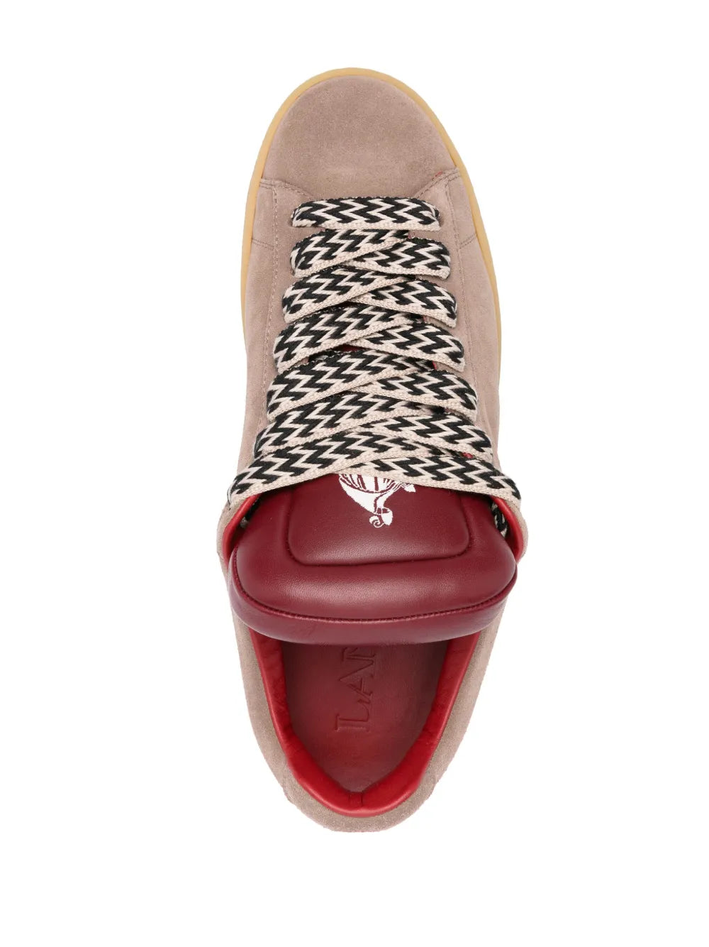 Lanvin X Future Hyper Curb Suede Sneakers