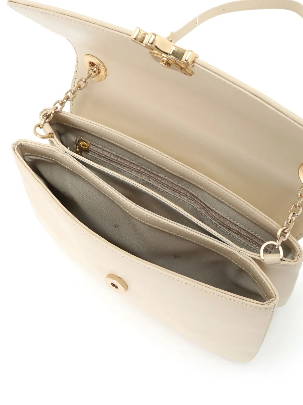 agnès b. logo-clasp leather crossbody bag