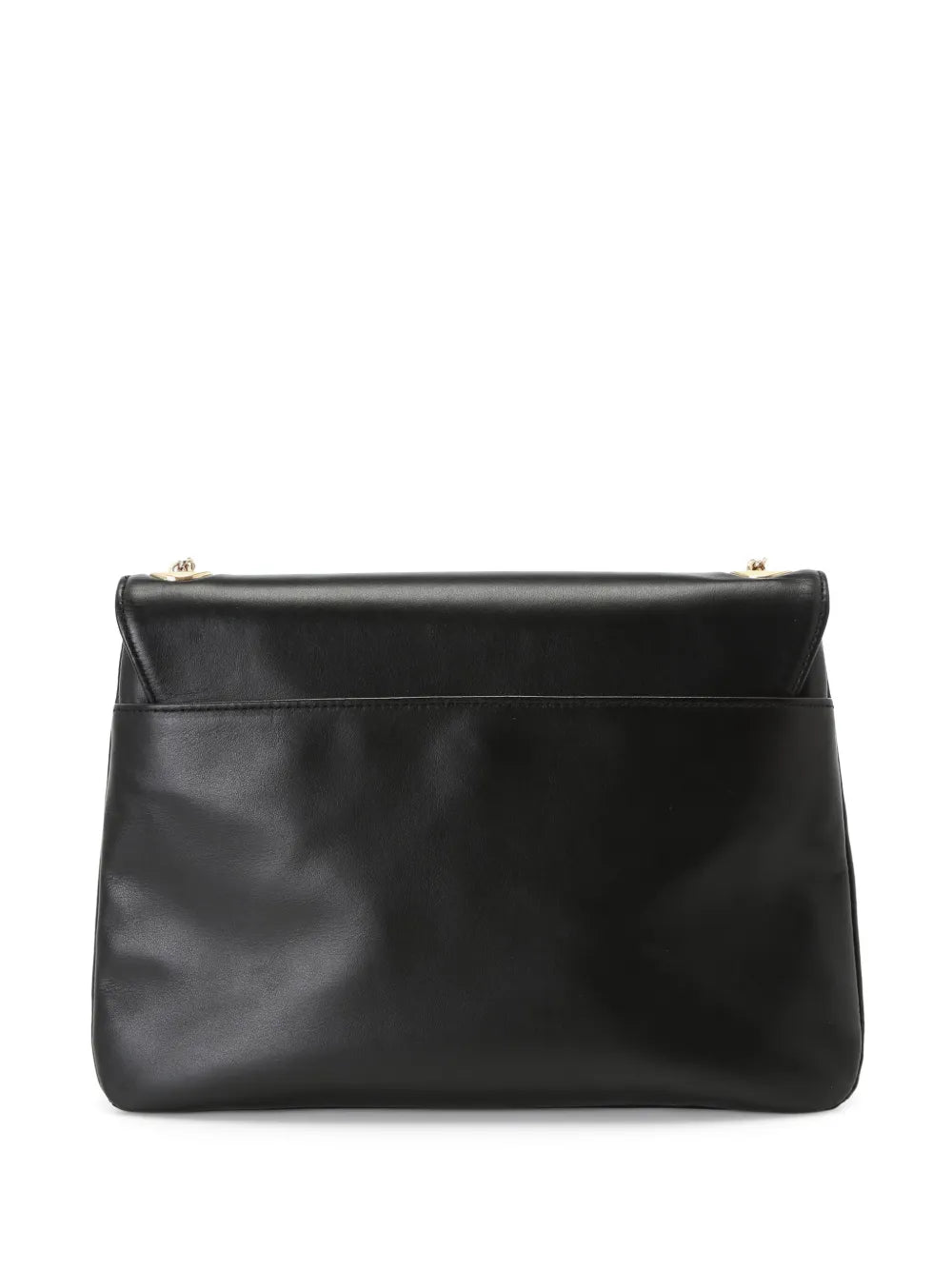 agn? b. logo-clasp leather crossbody bag