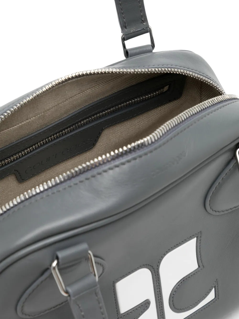 Courr?esReedition leather tote bag