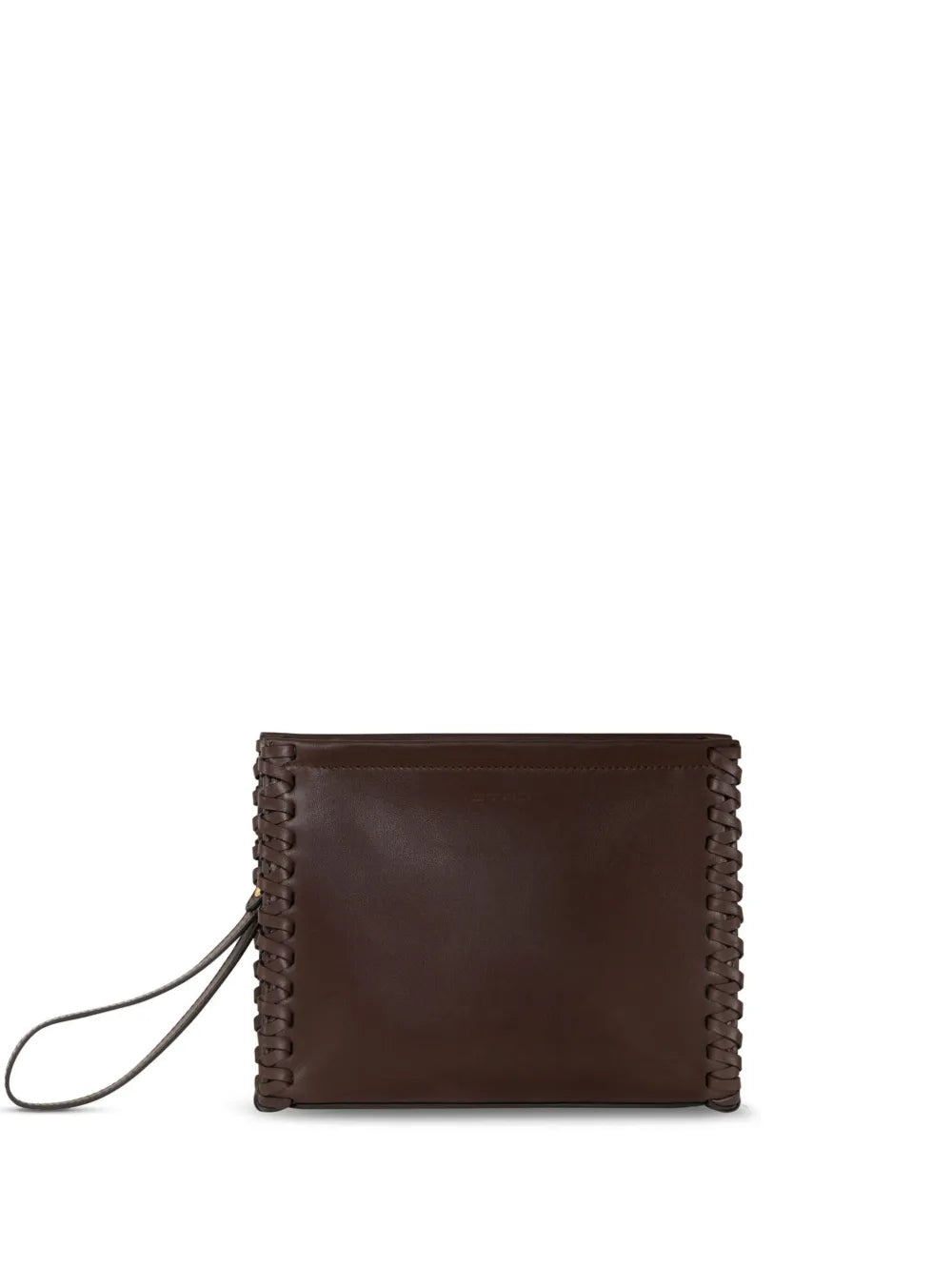 RunwayETROmedium braided leather clutch bag