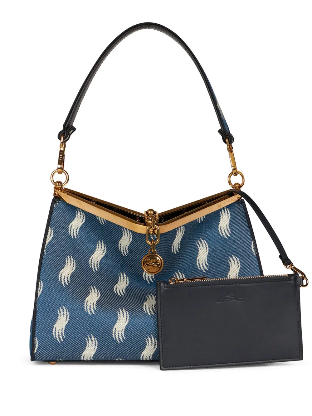 RunwayETROmedium Vela denim shoulder bag