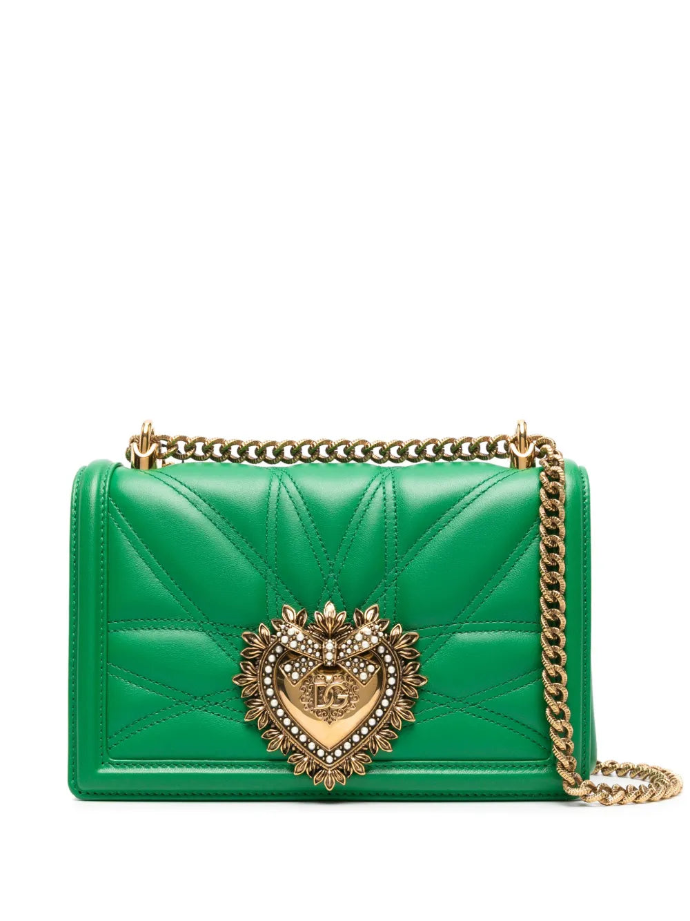 Dolce & Gabbanamedium Devotion quilted shoulder bag