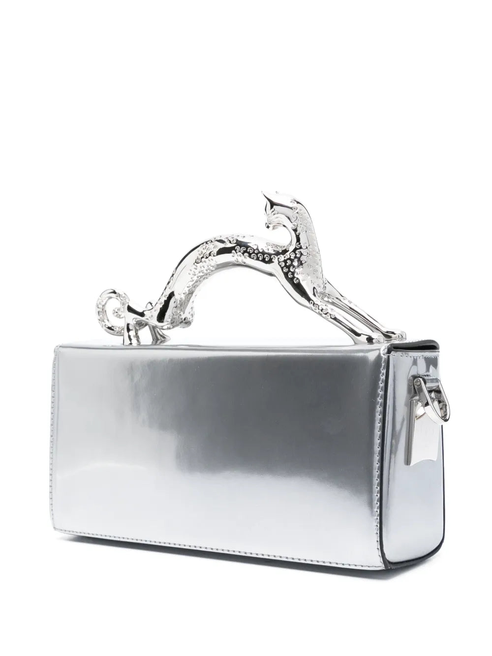 LanvinPencil Cat leather mini bag