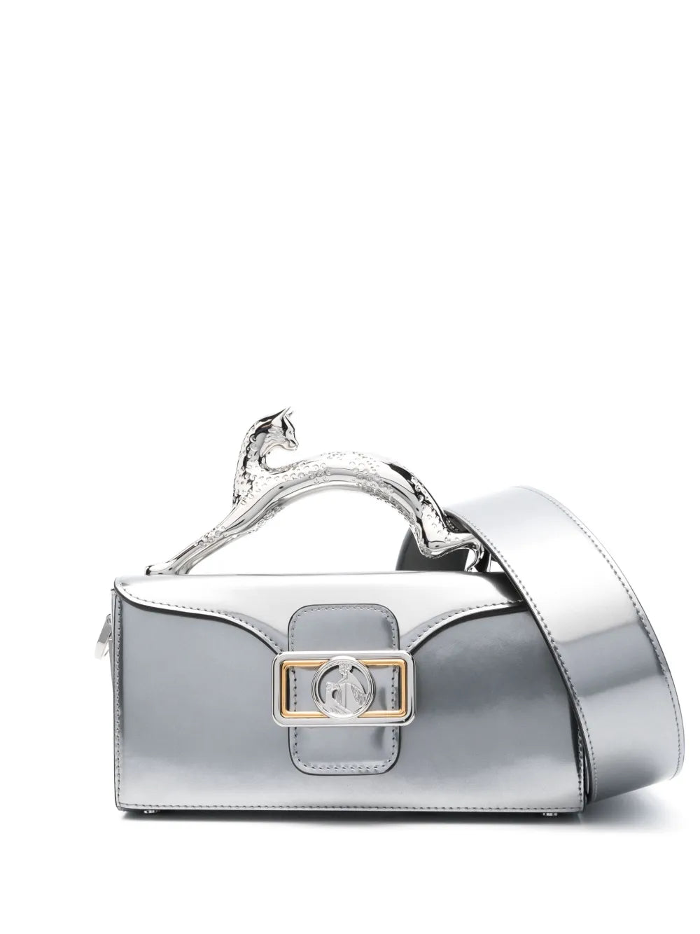 LanvinPencil Cat leather mini bag