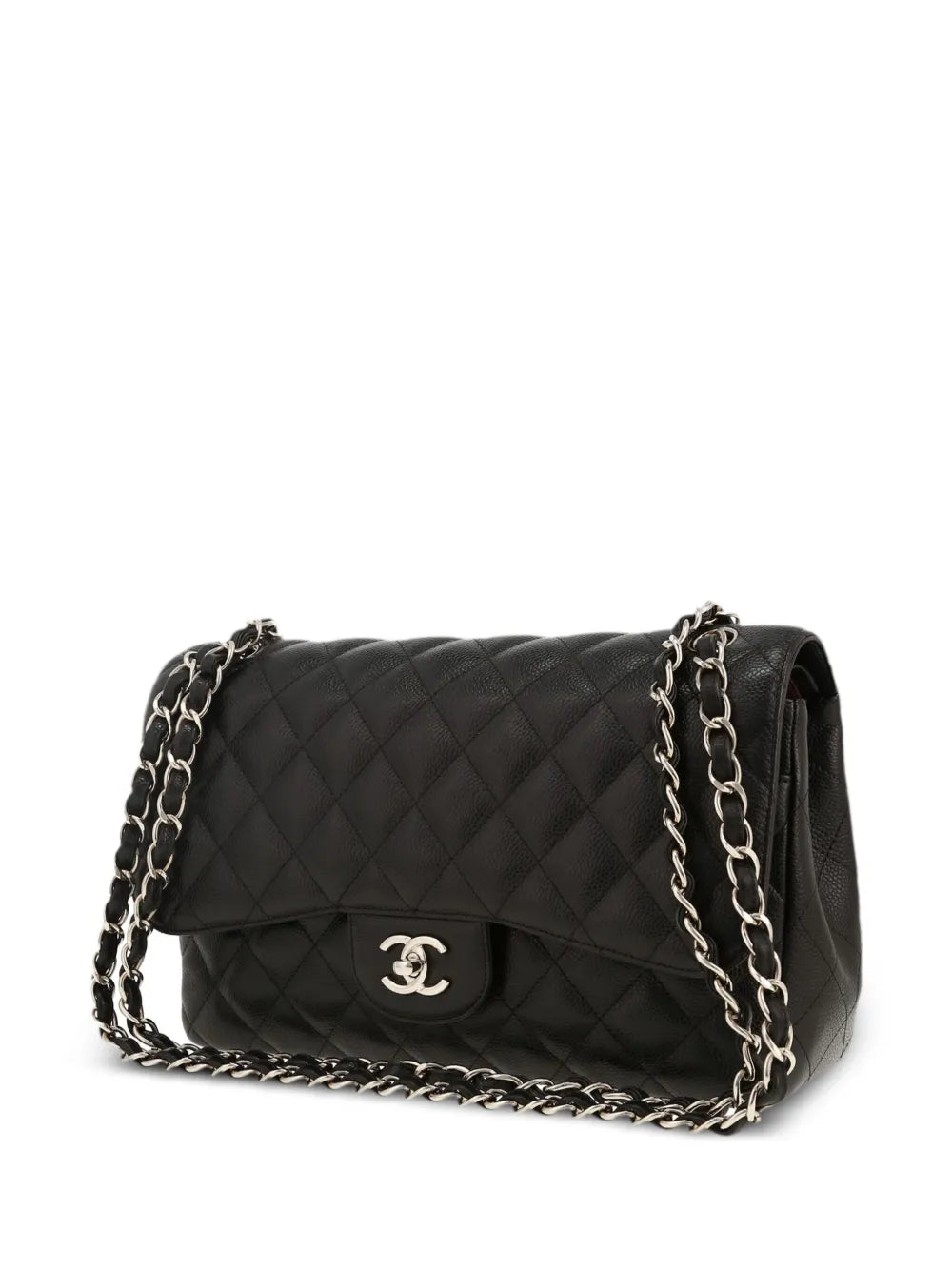 Pre-OwnedCHANEL Pre-Owned2017 Double Flap Jumbo shoulder bag