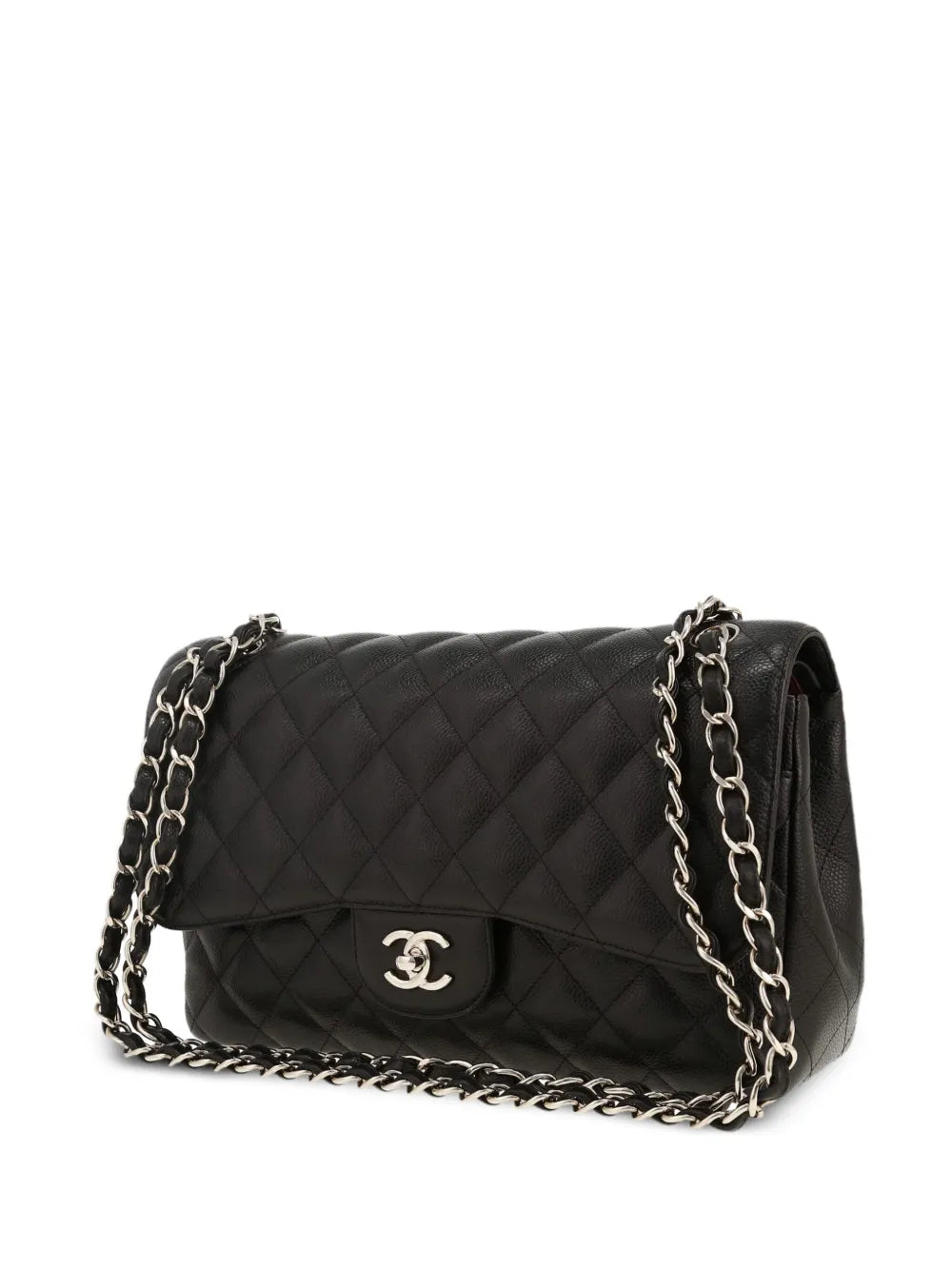 Pre-OwnedCHANEL Pre-Owned2017 Double Flap Jumbo shoulder bag