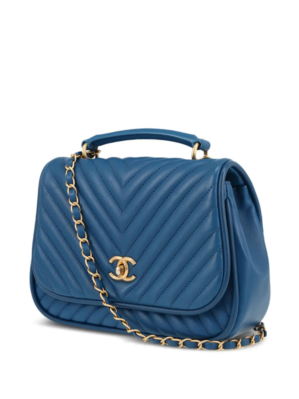 Pre-OwnedCHANEL Pre-Owned2018 chevron-quilted shoulder bag
