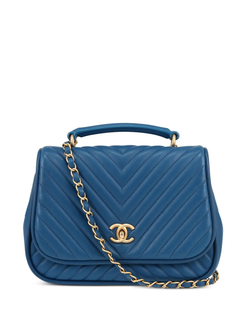 Pre-OwnedCHANEL Pre-Owned2018 chevron-quilted shoulder bag