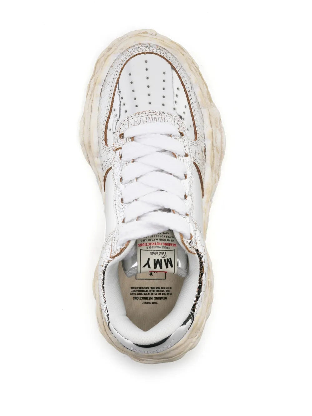 Maison Mihara Yasuhiro Wayne Metallic-Effect Sneakers