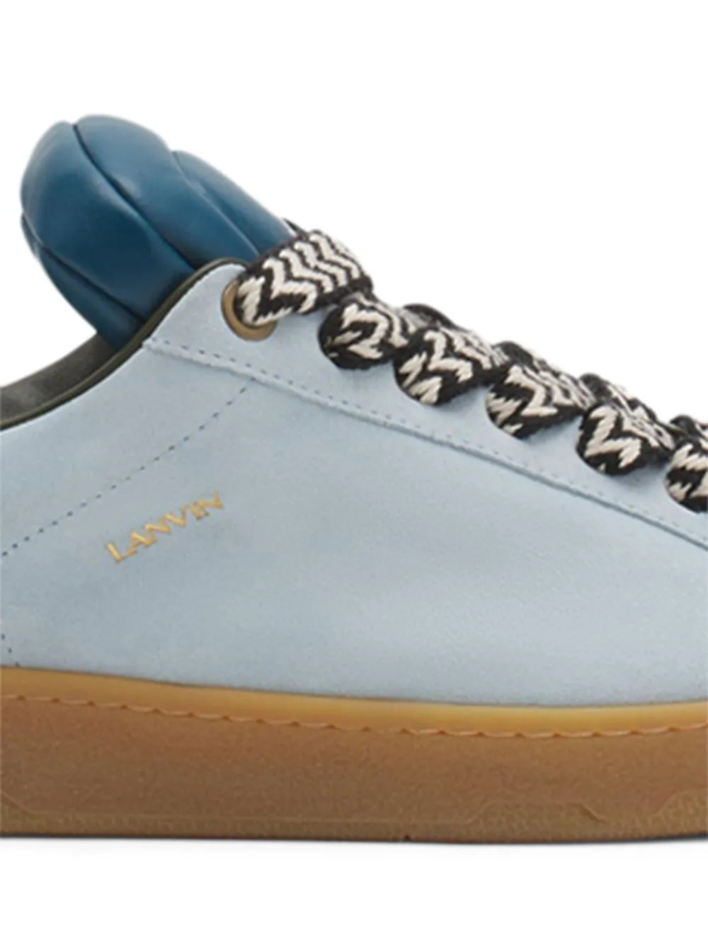 Lanvin X Future Hyper Curb Suede Sneakers