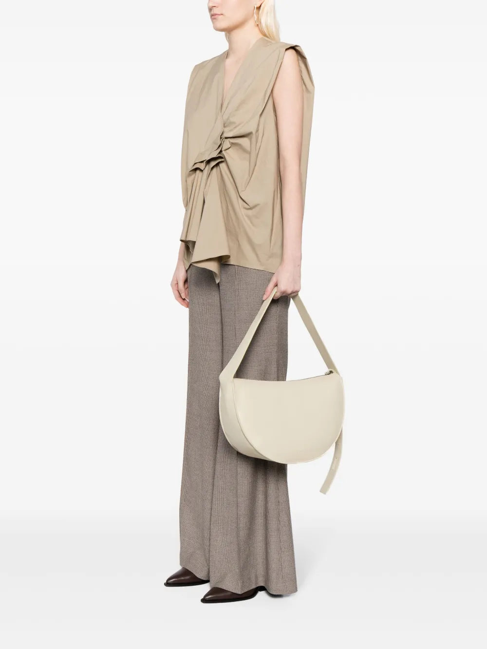 Yu MeiAntonia leather shoulder bag