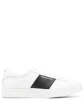 Emporio Armani Logo-Printed Leather Sneakers