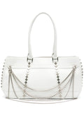 Yohji Yamamotochain-detail leather shoulder bag