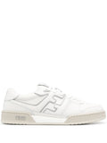 Fendi Match Ff-Appliqu Leather Sneakers