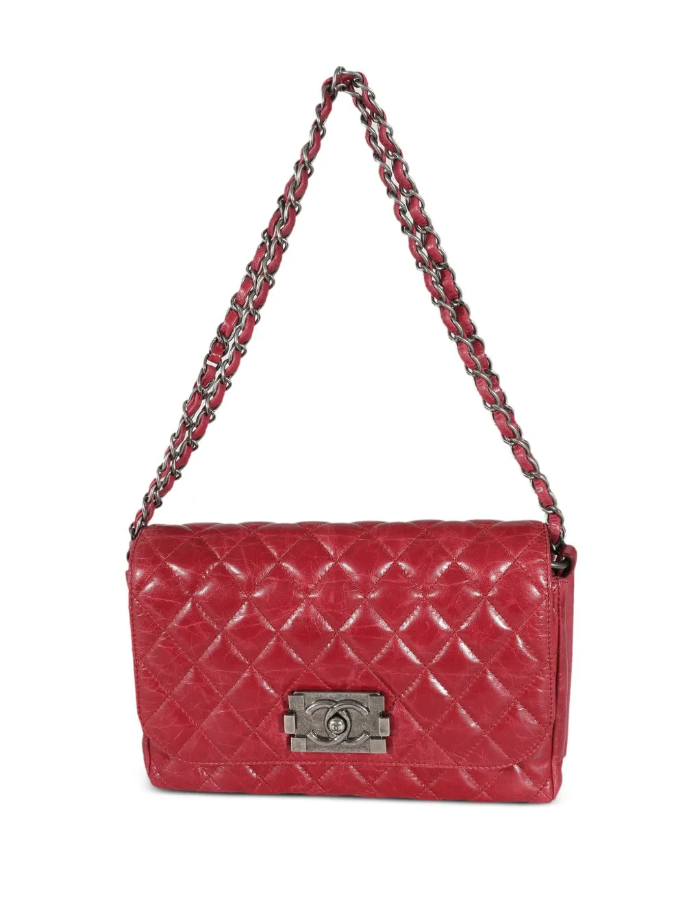 Pre-OwnedCHANEL Pre-Owned2012 Flap Boy-lock shoulder bag