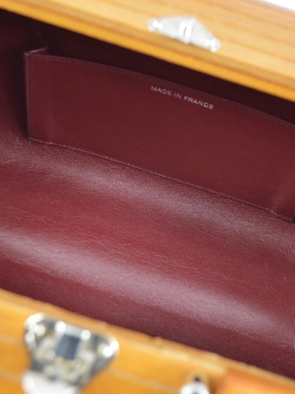 Pre-OwnedCHANEL Pre-Owned1995 logo-print wood vanity bag