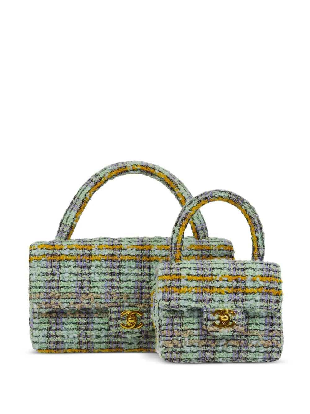 Pre-OwnedCHANEL Pre-Owned1992 Classic Flap handbag set
