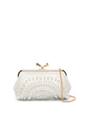 Anya HindmarchMaud pearl-embellished clutch