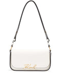 Karl LagerfeldSignature leather cross body bag