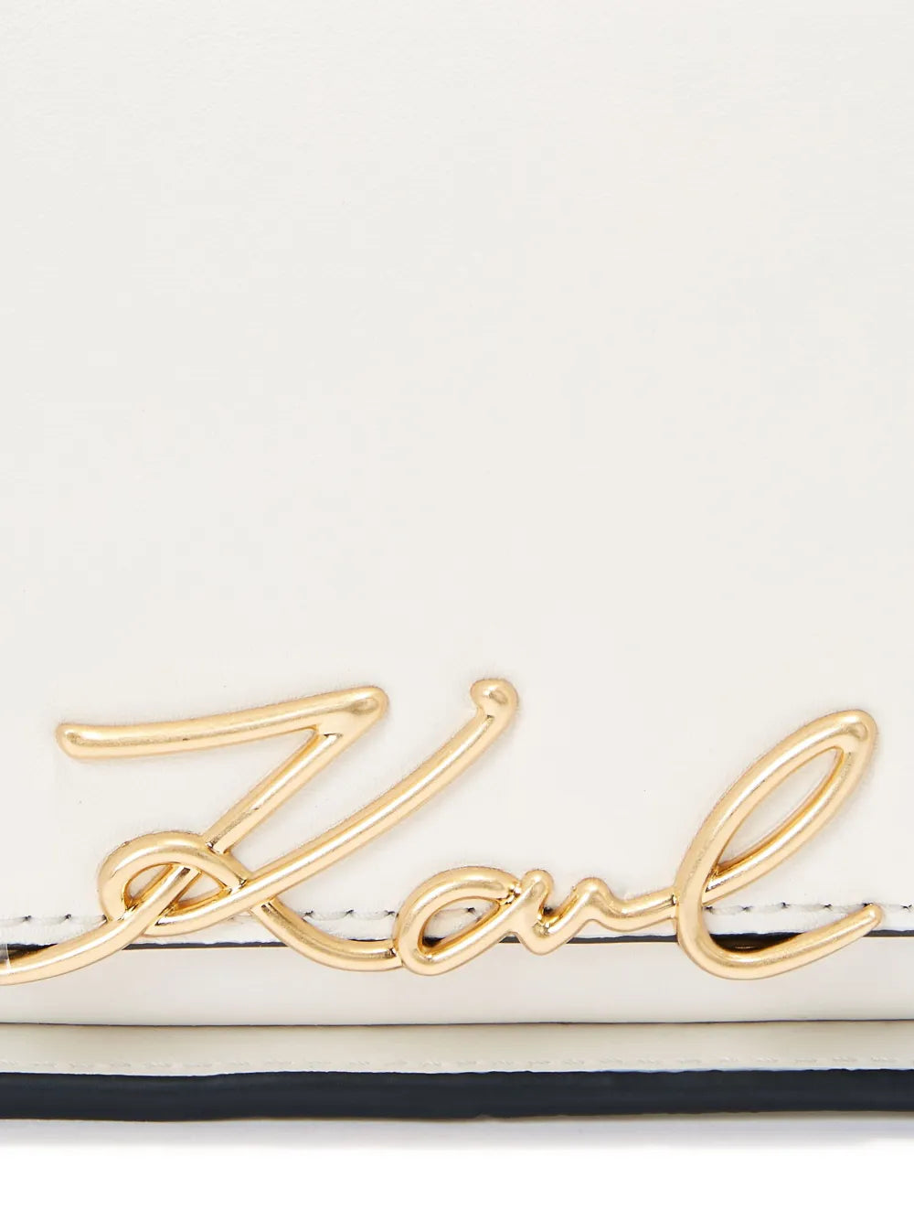 Karl LagerfeldSignature leather cross body bag