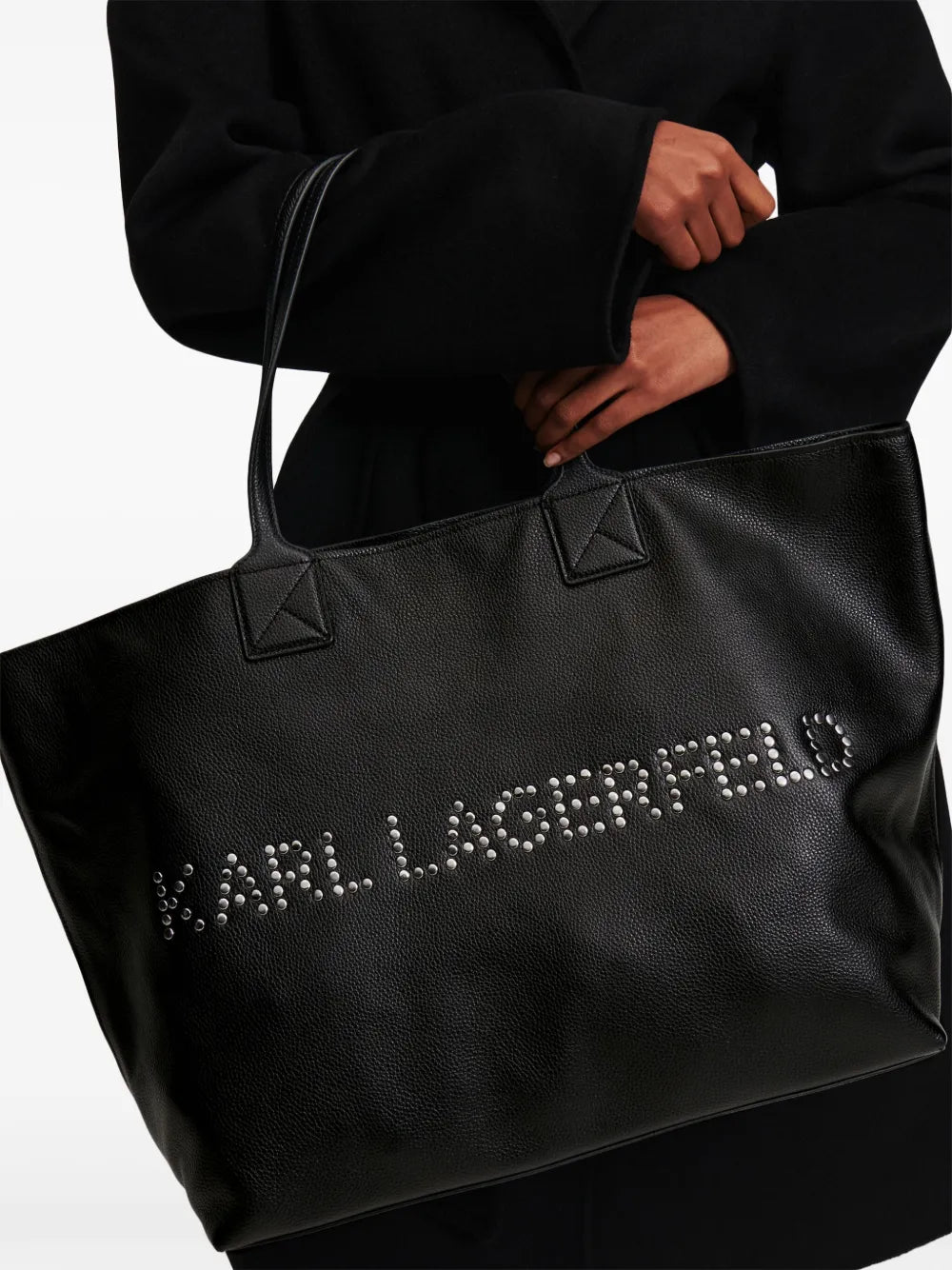 Karl LagerfeldK/March?leather tote bag