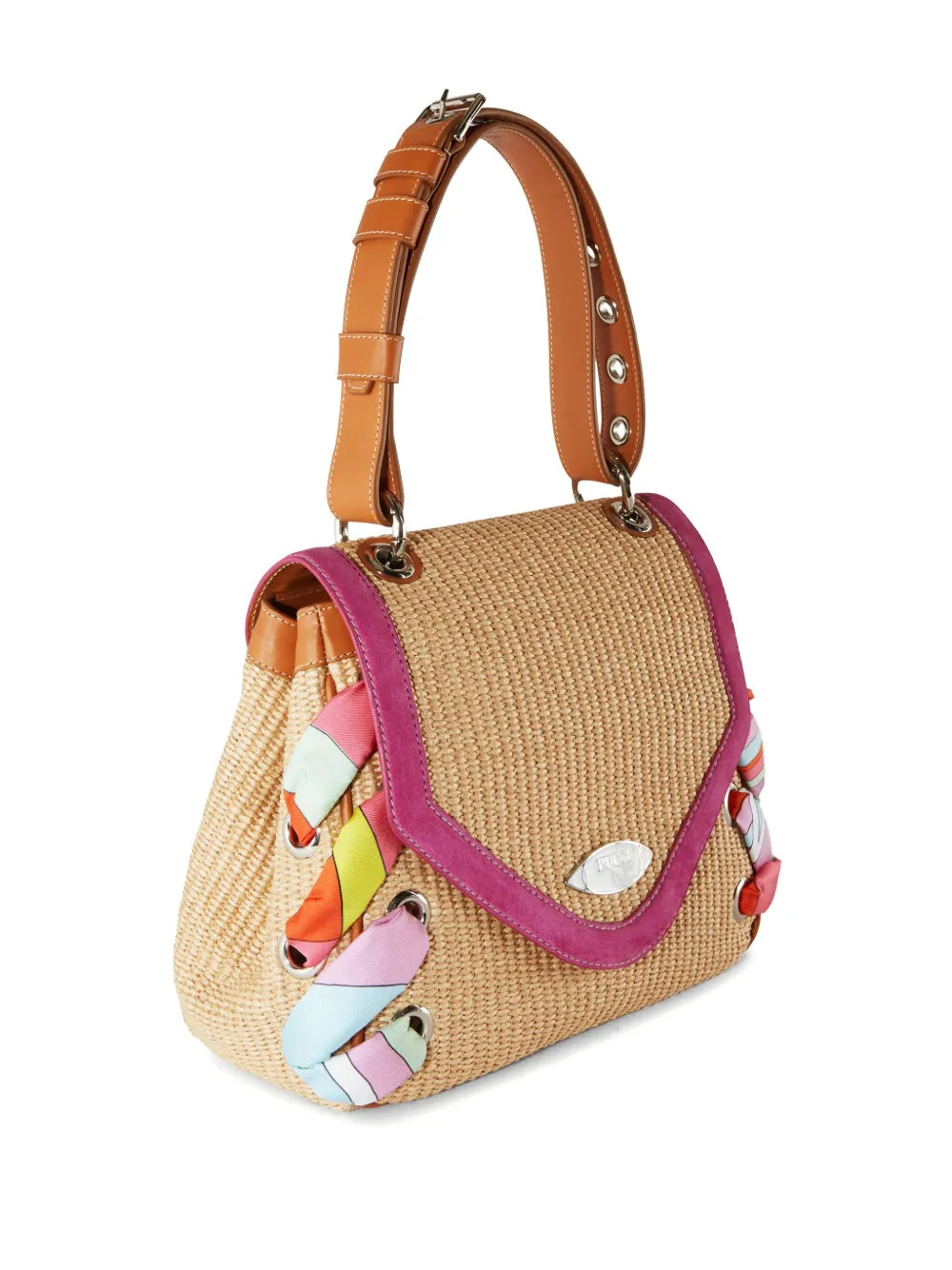 PUCCITressage woven tote bag