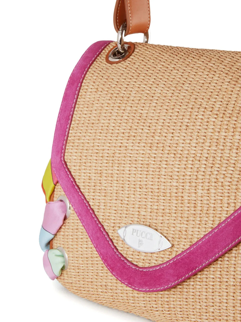 PUCCITressage woven tote bag