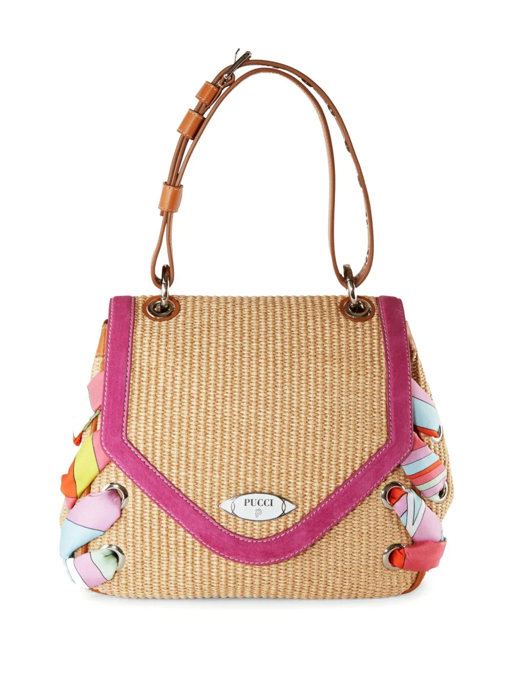 PUCCITressage woven tote bag