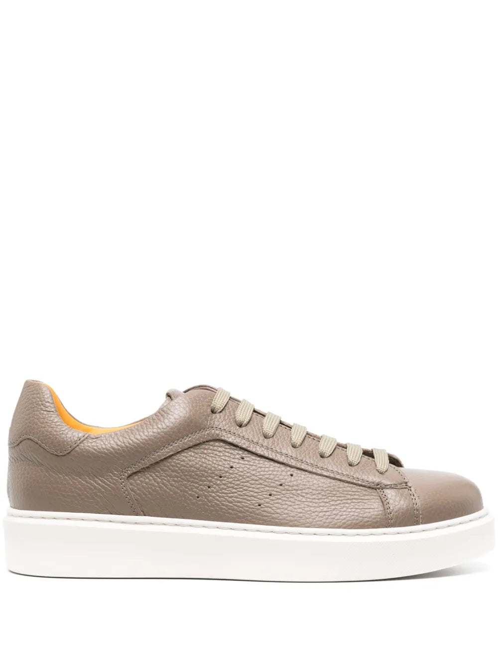 Doucal'S Flatform Leather Sneakers