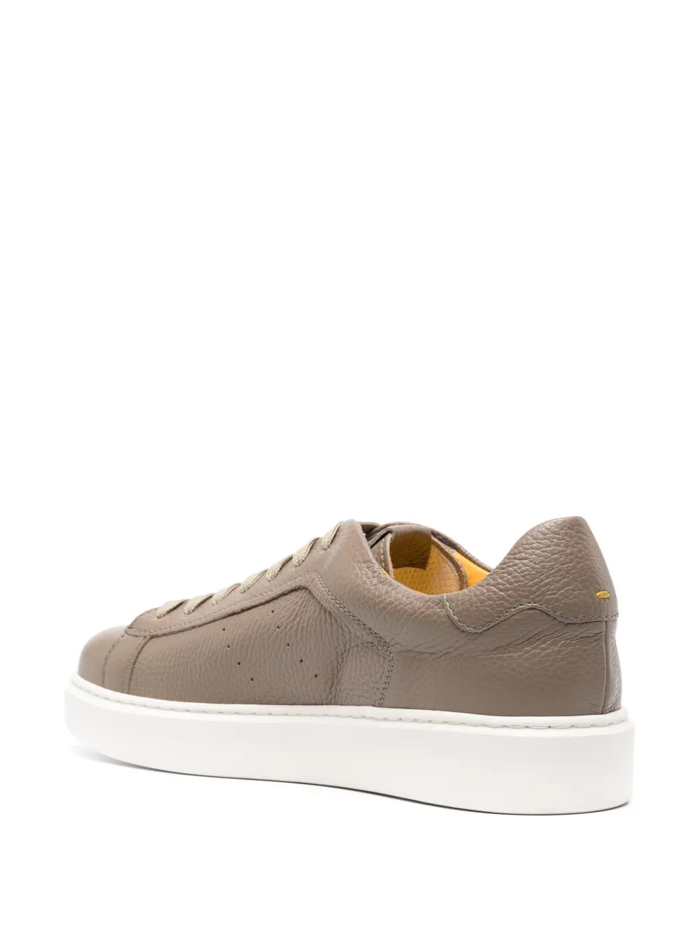 Doucal'S Flatform Leather Sneakers