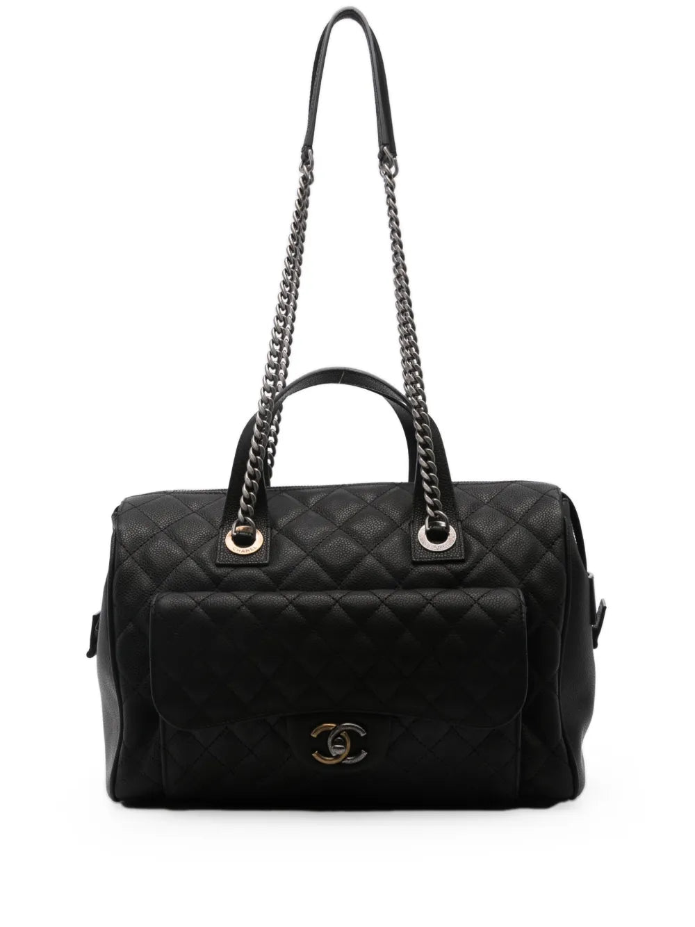 Pre-OwnedCHANEL Pre-Owned2017 diamond-quilted shoulder bag